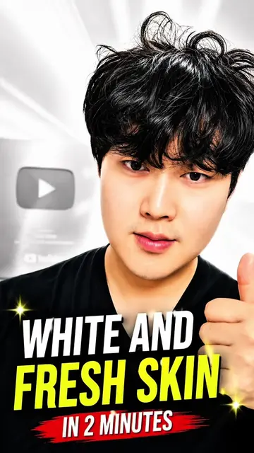 WHITE AND FRESH SKIN IN 3 MINUTES✅#Koreanskincare #DIY #healthy #beauty #routine
