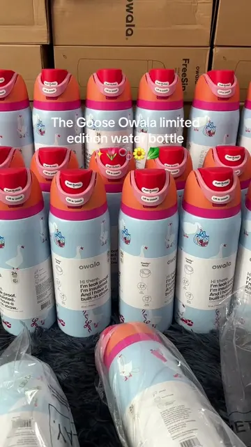 Goose Owala limited edition water bottle is so so cute ✨🫧🌷 #owala #girlytok #g