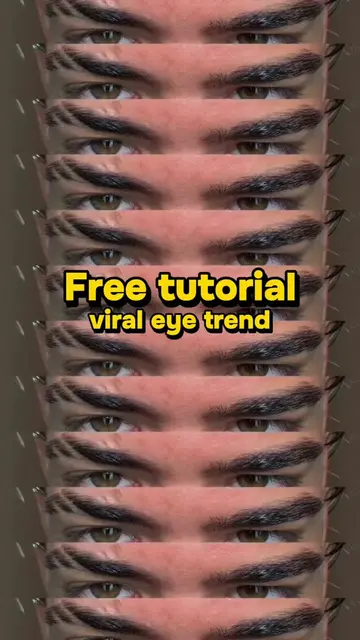 🔥🔥how to do the eye trend eye trend filter effect tutorial 📈 eye trend capcut