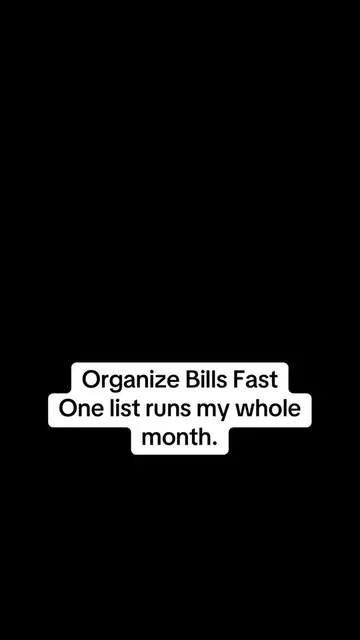 How to organize your bills and payments — organize bills fast, set it once and n