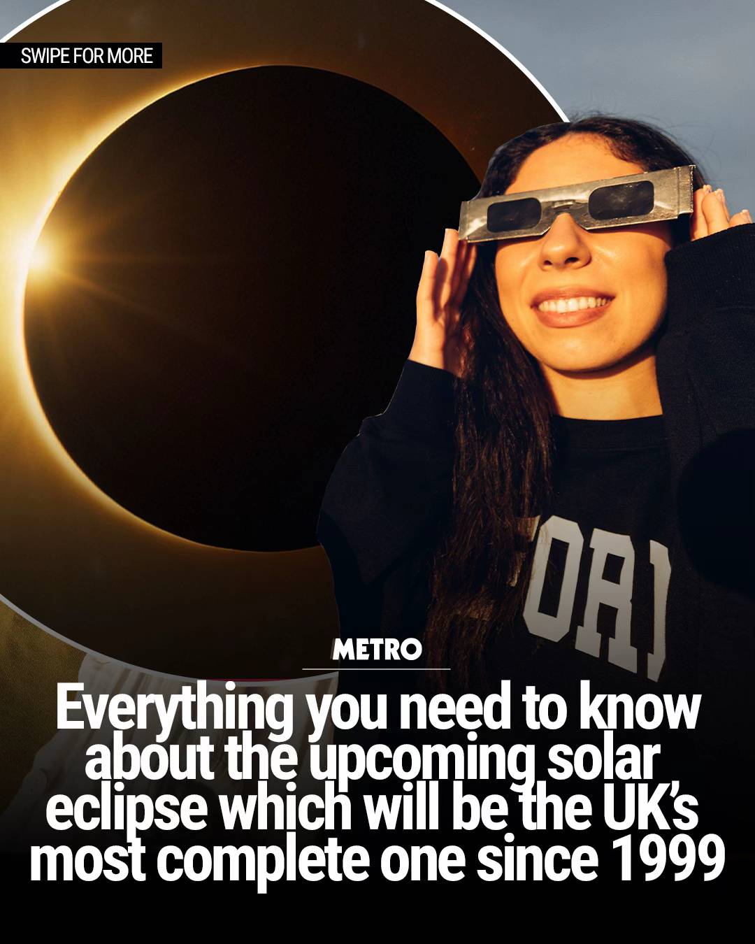 The UK's biggest solar eclipse in almost 30 years is just weeks away🌘 On August