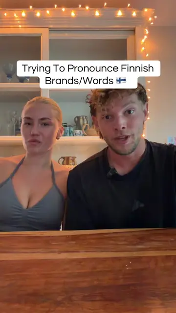 Trying to pronounce finnish brands/words 😳🇫🇮 #finland #suomi #finnish #accent