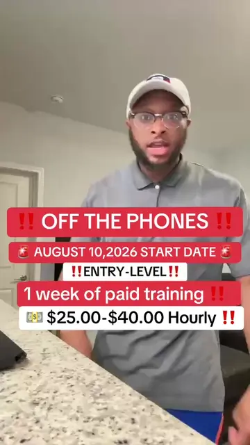 TRAINING STARTS AUGUST  10, 2026. APPLY TODAY! Comment your State and Click “App