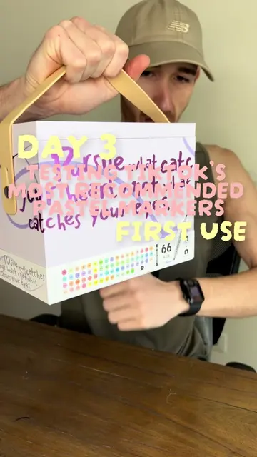 DAY 3 | FIRST USE | Testing TikTok's Most Recommended Pastel Markers My first ti