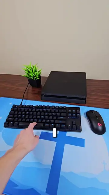 Playing Keyboard and Mouse on PS4... 😳 #ps4 #ps4slim #playstation #mnk #console