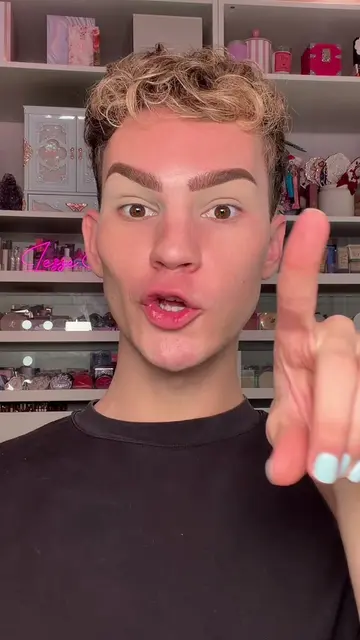 Doing my makeup according to my middle name “James” #makeup #makeupchallenge #vi