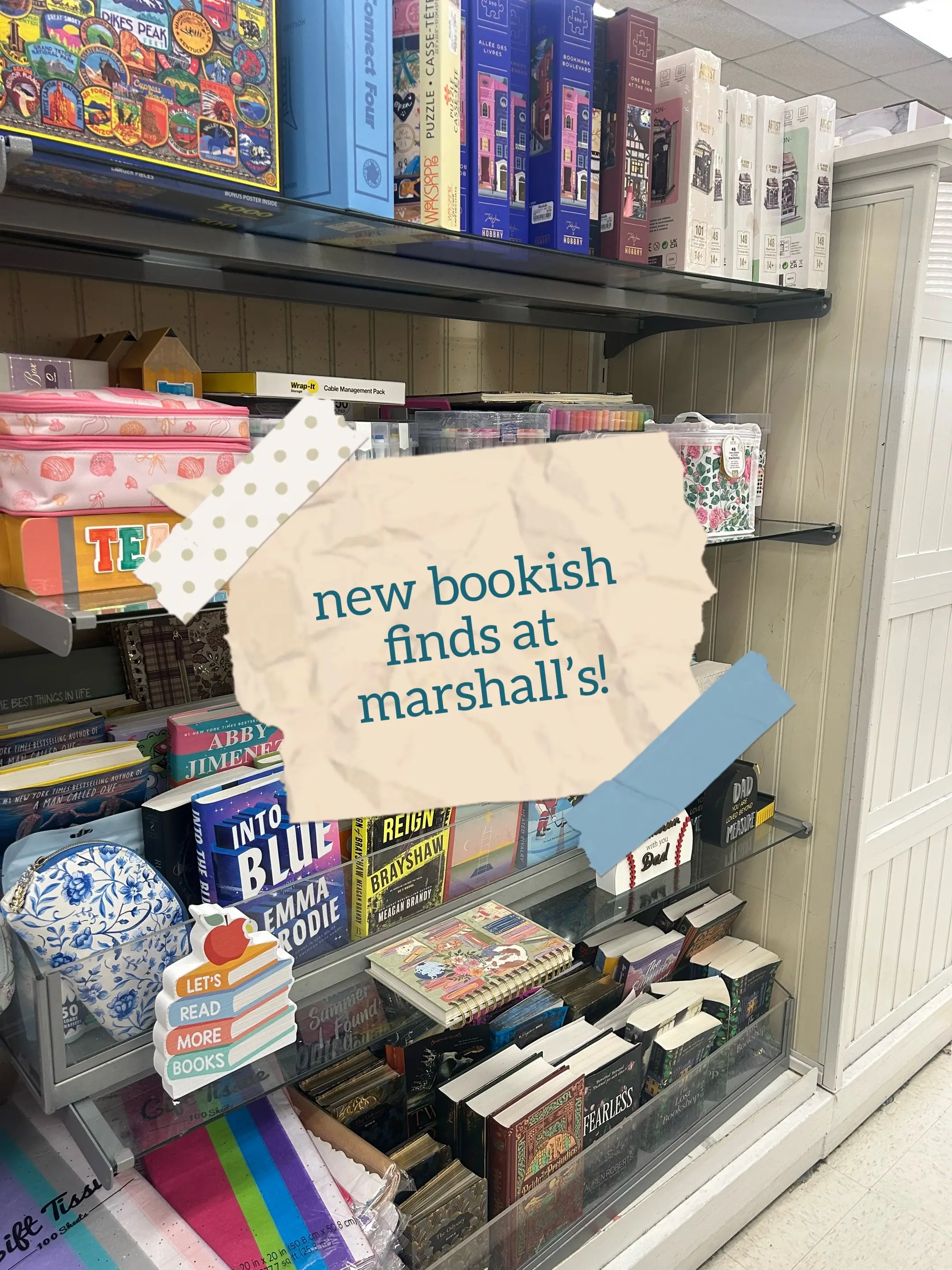 there were so many new and cute bookish finds at marshall’s today! they had so m