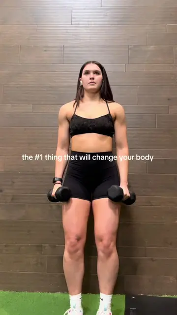 In the first video I was confident in my body!! But I had a goal of getting lean