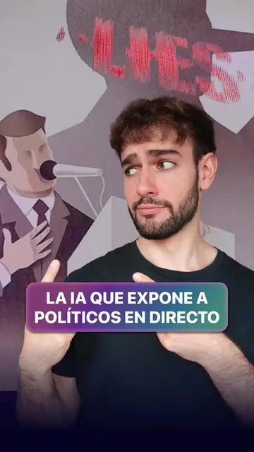 Un estudiante universitario acaba de crear una IA que pilla a los políticos cuan