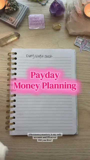 Plan your money out BEFORE you get paid so you don’t have to make any decisions 