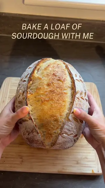 Bake a same day 70% hydration sourdough loaf with me🍞✨ This is my first attempt