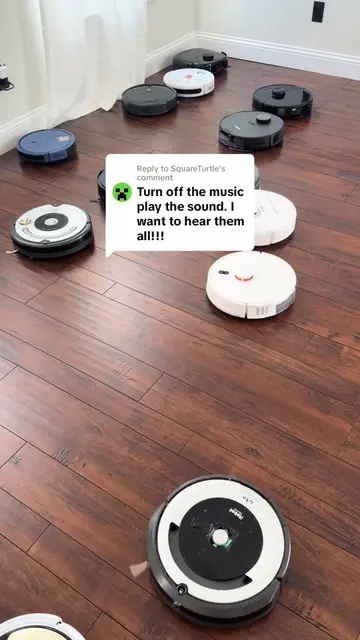Replying to @SquareTurtle it gets pretty loud! 😂 #robotvaccuum #vacuumcleaners 