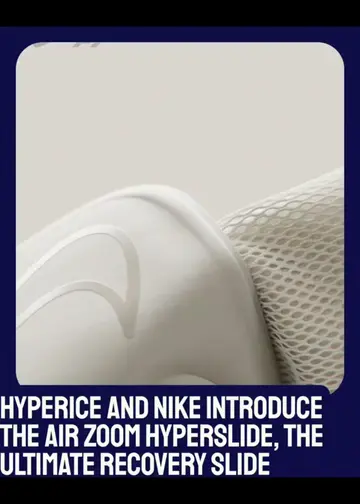 Hyperice and Nike introduce the Air Zoom Hyperslide, the ultimate recovery slide