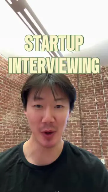 Basically: startup interviewing is more about how the person answers and big tec