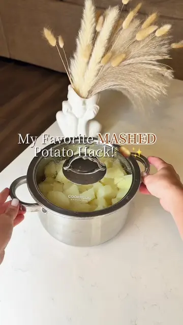 🥔 My Favorite Mashed Potato Hack! ✨ The easiest way to make fluffy, creamy mash