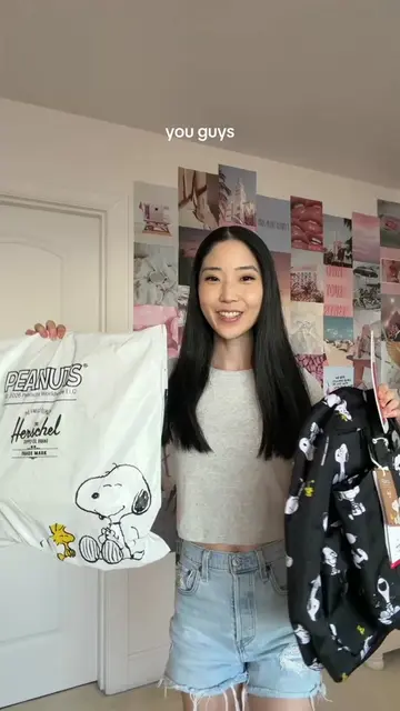 Herschel x Peanuts!!🥹 put everything on my LTK & ShopMy! there’s a backpack, la