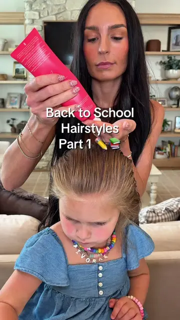 Back to school hairstyles that actually take 5 minutes 📚✏️ Part 1!  This one is