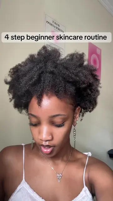 Simple skincare routine  #skincare #beginnerskincare #relatable #skintok 