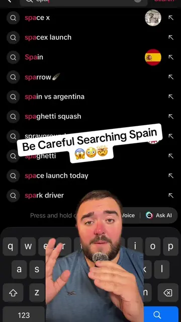 Be careful when searching Spain on TikTok #spain #search #tiktok #foryou 