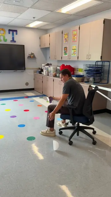 little does he know he’s on classroom setup duty for the rest of his life ❤️ #bo