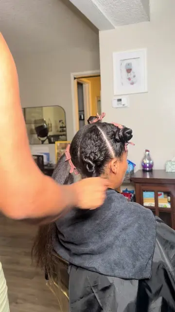 #fyp #silkpress #bonestraighthair #california #lengthretention 