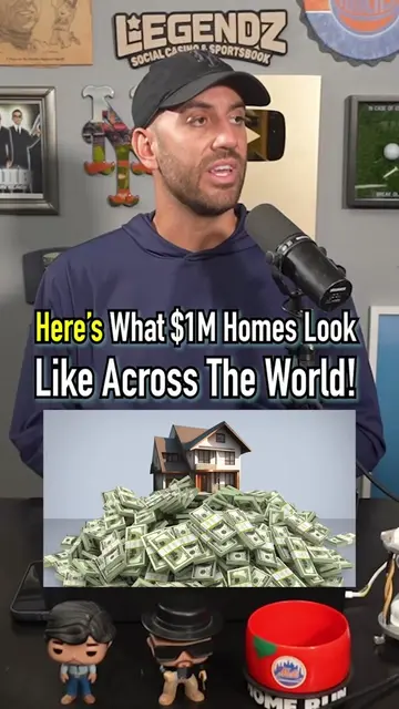 Here’s What $1M Homes Look Like Across The World!  #fyp #Home #money #world #loc