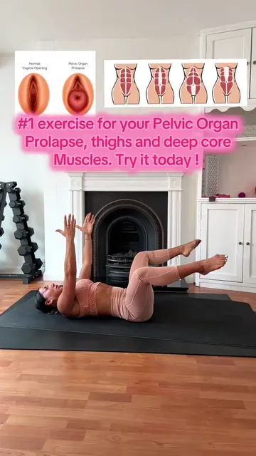 ✨ press play for another Life-changing exercise #1 for pelvic organ prolapse… be
