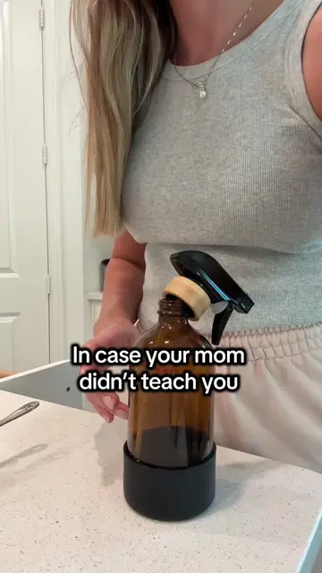 In case your mom didn’t teach you. Simply mix: 1 cup distilled water 1 cup alcoh