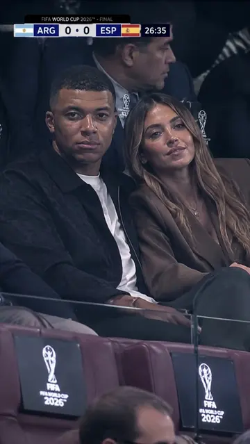 Kylian Mbappe and his gf at the last game of the worldcup #kylianmbappéedit #kyl