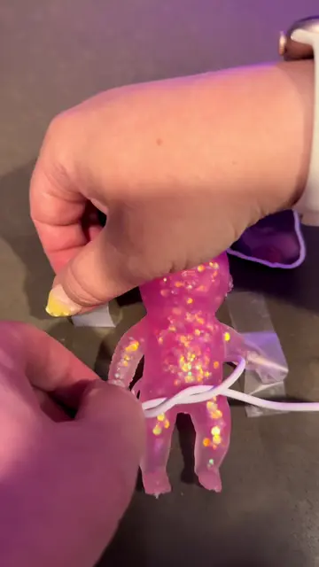 Baby squishy toy #squish #squishy #tabasquishy #squishytoy #glitter 