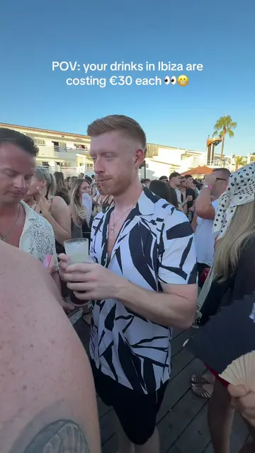 Anyone else think the drinks in Ibiza are extortionate… 👀😬 Nearly €30 for a sp