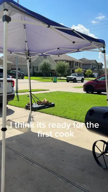 The pit is ready to go! Can’t wait to make some delicious food for the family #f