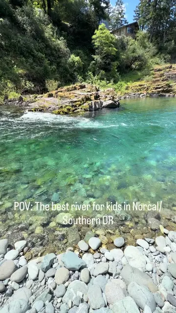 📍Smith River CA  Sandy beach, crystal clear water, good temp, easy trail, rope 