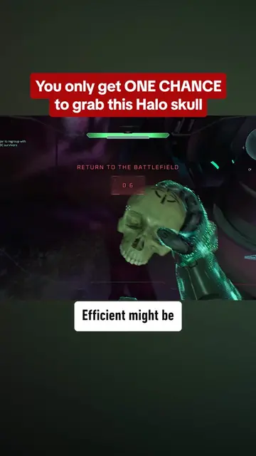 Blink and you'll miss this Halo skull, so follow these steps to find it! #Halo #