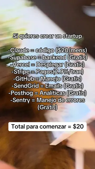 SI QUIERES CREAR TU STARTUP (NEGOCIO) ESTO ES LO QUE CUESTA COMENZAR CLAUDE SUPA