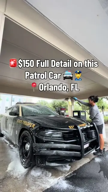 Serving those who serve our community 🚓✨ Had the opportunity to detail this pat