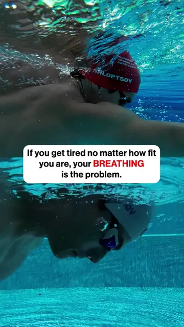 Swimming is unique. You don't have constant access to air. So your breathing has