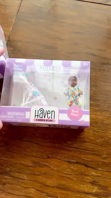 Unboxing these brand-new little Haven “A Handful of Love” babies at Target.  Sof
