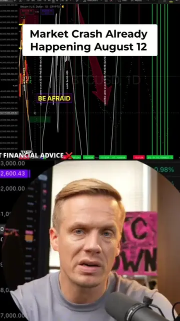 Market crash incoming! The time to prepare is NOW. Starting August 12th, don't g