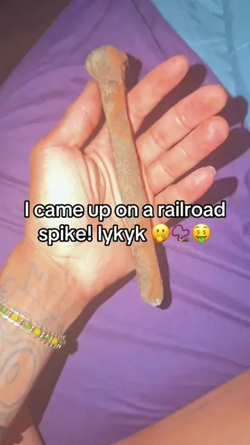 Today I came across a railroad spike. 🛤️⚒️ In many Ifá and Orisha traditions of
