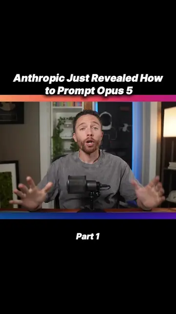 Anthropic Just Revealed How to Prompt Opus 5… Part 1 #aiproductivity#workflowaut