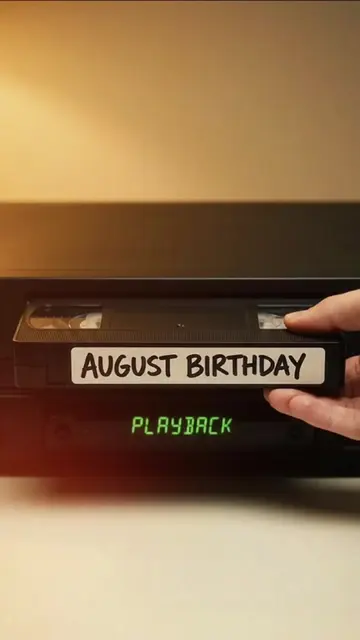 AUGUST BIRTHDAY TEMPLATE BIRTHDAY - A THOUSAND YEARS (CHRISTINA PERRI)  Just cli