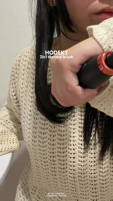 my new fave hairtool ✨   - hodekt 2in1 thermal brush  @HODEKT-Appliances.PH  #ho
