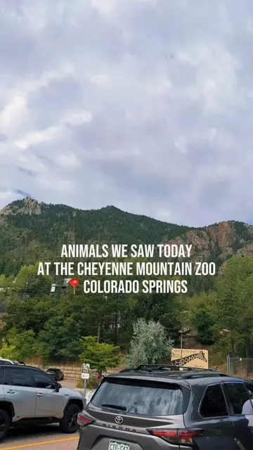 animals we saw at the Cheyenne Mountain Zoo in Colorado Springs, CO! 🦒⛅️ #zoo #