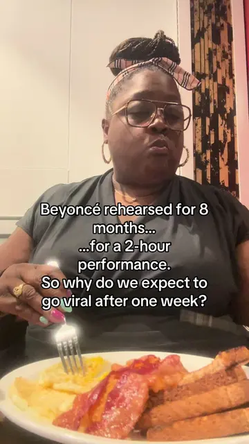 Beyoncé rehearsed for 8 months… …for a 2-hour performance. So why do we expect s