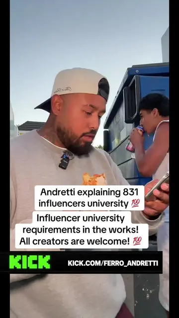 Influencer university is COED! #mua #kickstreaming #831 #ferro_andretti #watsonv