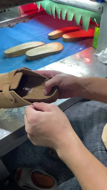 The clatter of metal against leather#birkenstocks #clogs #wholesaler #birks #B2B
