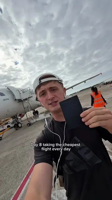Day 8 taking the cheapest flight everyday🤷‍♂️💵 I’ve hit a brick wall I’m not s
