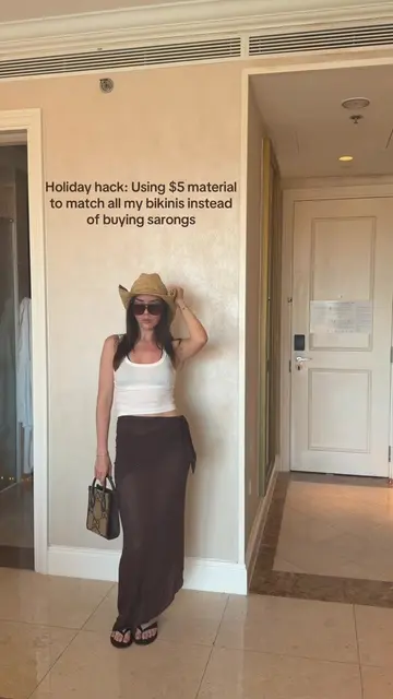 One of my favourite summer holiday hacks is using fabric (usually from @Spotligh