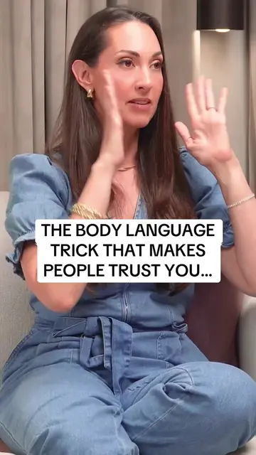 According to body language expert Vanessa Van Edwards, trust starts before you e